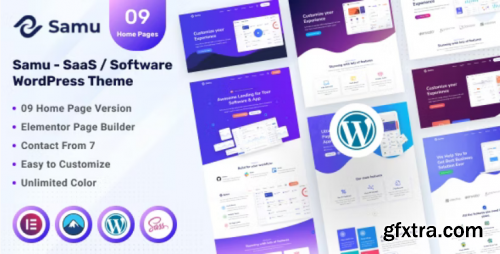 Themeforest Samu - SaaS / Software WordPress Theme 48886245 