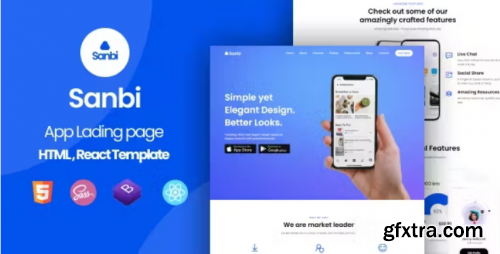 Themeforest Sanbi - App Landing Page WordPress Theme 48773729