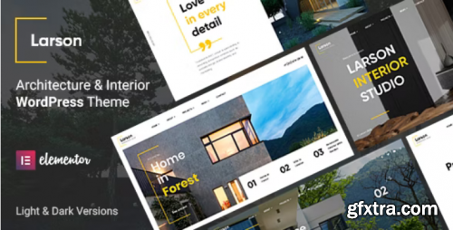 Themeforest Larson - Architecture WordPress Theme 33394203 v1.3.9 (25.11.2023)