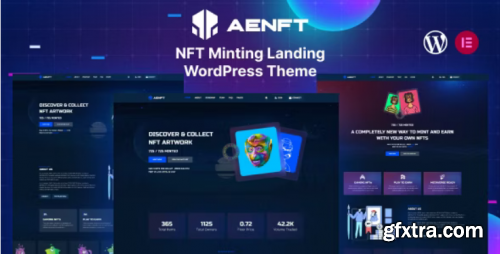 Themeforest Aenft - NFT Minting Collection WordPress Theme 48136292