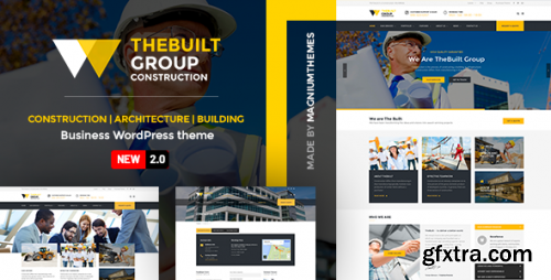 Themeforest - TheBuilt - Construction and Architecture WordPress theme 16573550 v2.6.2 - Nulled