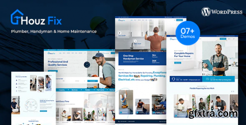 Themeforest - HouzFix - Plumber, Handyman Services WordPress Theme 45935255 v 1.0.6 - Nulled