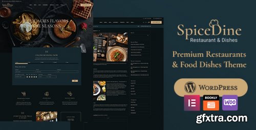 Themeforest - SpiceDine - WordPress Theme For Hotels & Restaurants 49868748 v1.0.0 - Nulled