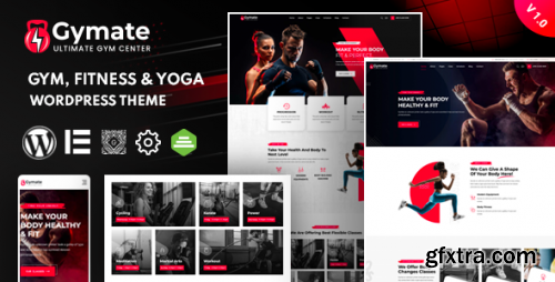 Themeforest - Gymat -  Fitness and Gym WordPress Theme 37390574 v1.8.4 - Nulled