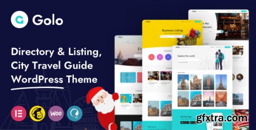 Themeforest - Golo - Directory &amp; Listing, Travel WordPress Theme 25397810 v1.6.3 - Nulled