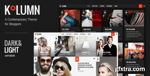 Themeforest - Kolumn - Blog Theme 14520949 v1.6 - Nulled