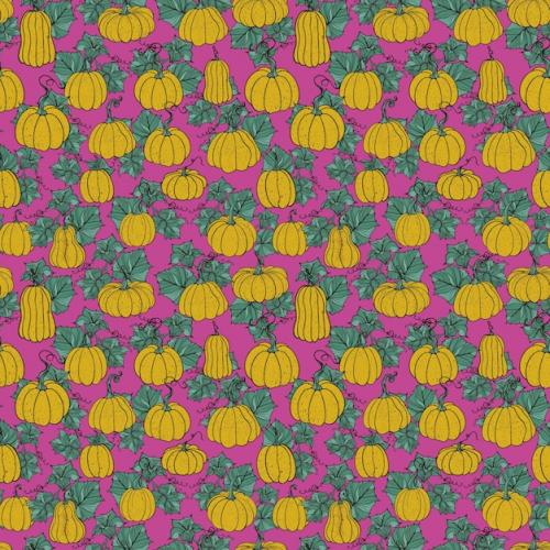 Halloween Pumpkin Seamless Pattern Background