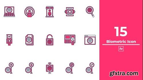 Videohive Biometric Icon After Effects 50087723