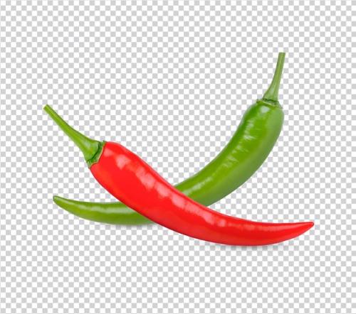 Ripe Chilli Isolated Premium Psd