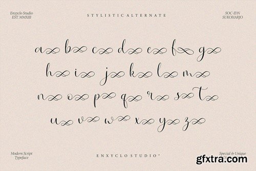 NCL Getip - Swash Script Font WJSCCDB