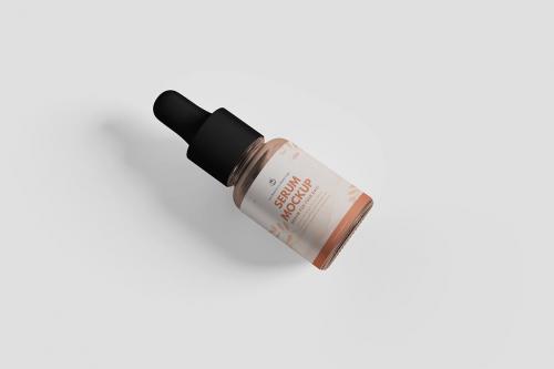 Serum Dropper Bottle Mockup