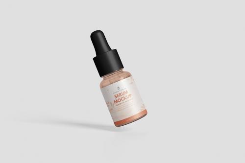 Serum Dropper Bottle Mockup