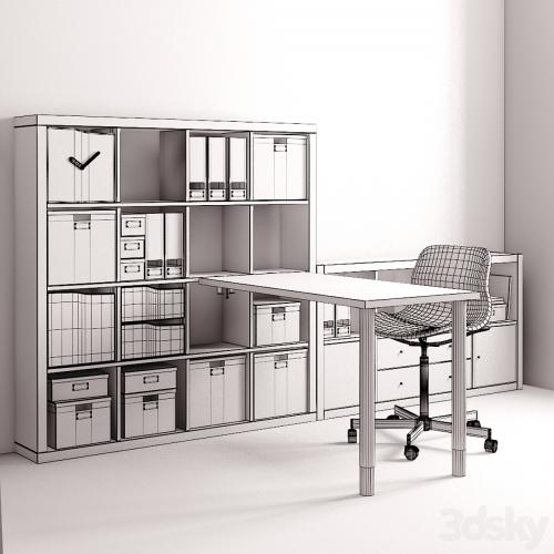 IKEA Kallax Workstation