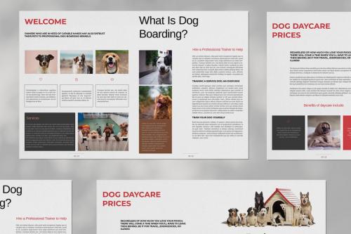 Dog Daycare Brochure Layout