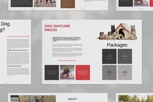 Dog Daycare Brochure Layout