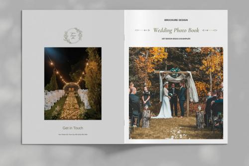 Wedding Photo Book Brochure Layout