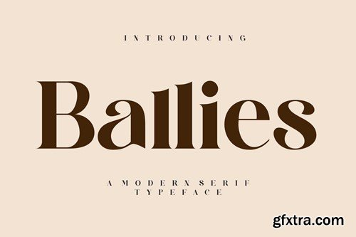 Ballies Modern Serif Typeface QP9HK5H