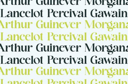 Ganos - A Modern Display Font