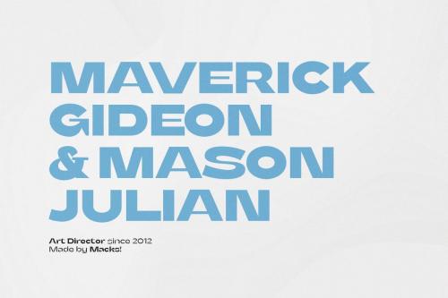 Macks - Wide Modern Sans