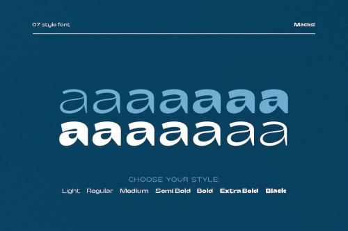 Macks - Wide Modern Sans