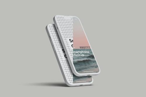 Smartphone Clay Mockup