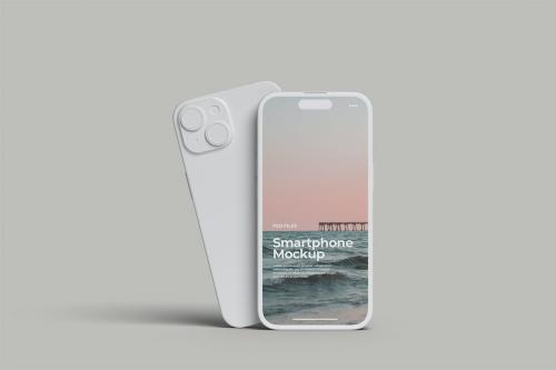 Smartphone Clay Mockup