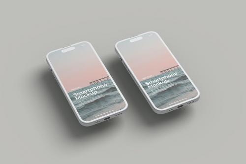 Smartphone Clay Mockup