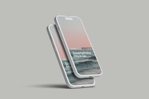 Smartphone Clay Mockup