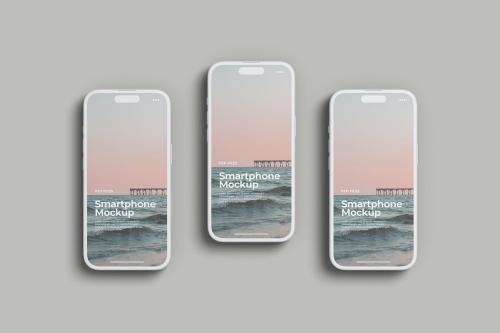 Smartphone Clay Mockup