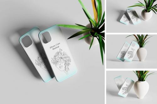 iPhone Case PSD Mockup