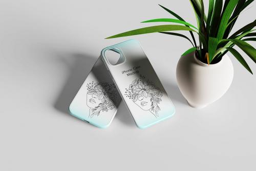 iPhone Case PSD Mockup