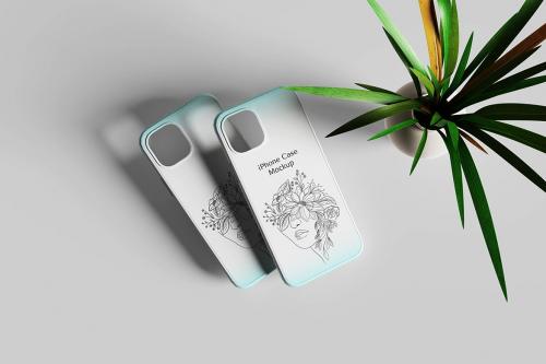 iPhone Case PSD Mockup