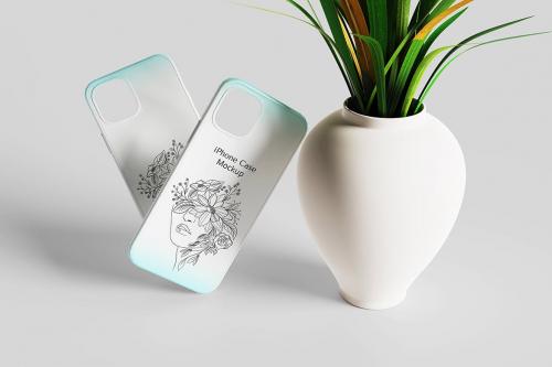 iPhone Case PSD Mockup