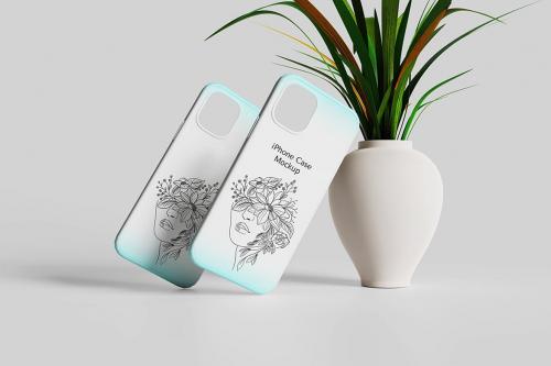 iPhone Case PSD Mockup