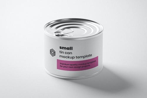 Small Tin Can Mockup Pack