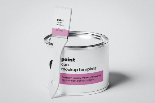 Paint Can Mockup