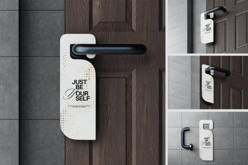 Door Hanger Mockup