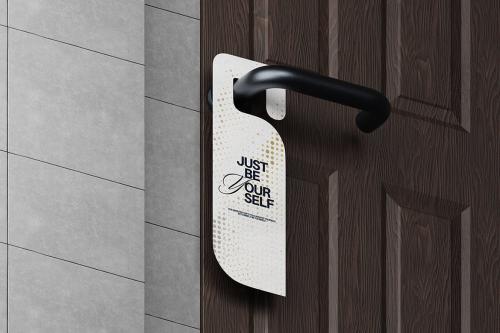 Door Hanger Mockup