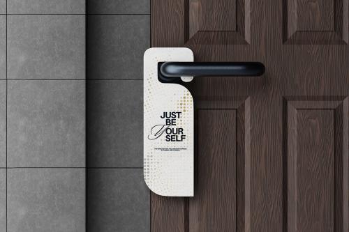 Door Hanger Mockup