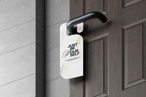 Door Hanger Mockup