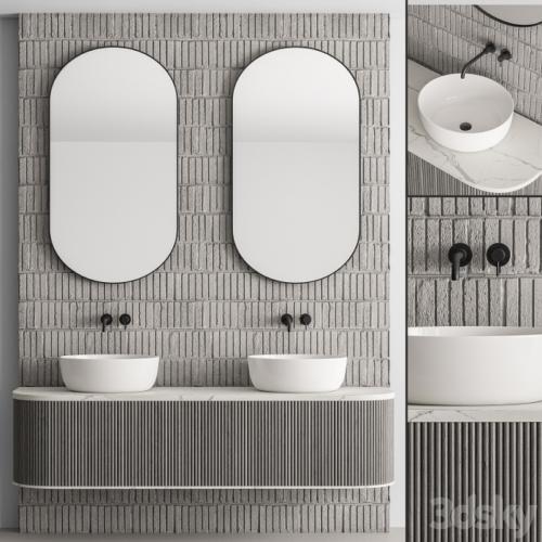 Bathroom Set Concrete Wall - Set 27