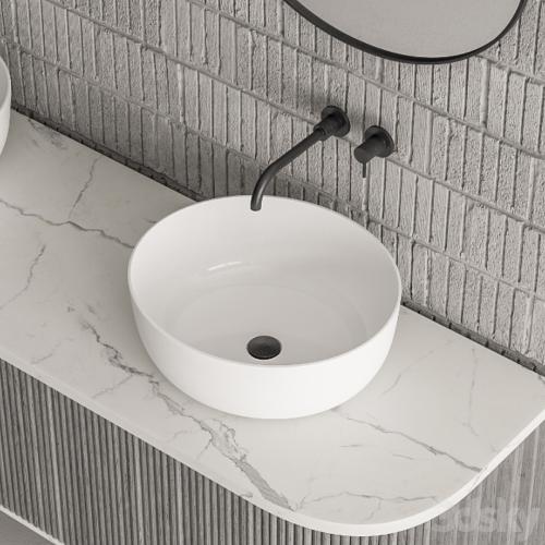 Bathroom Set Concrete Wall - Set 27