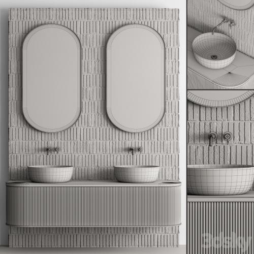 Bathroom Set Concrete Wall - Set 27