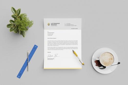 Letterhead Paper Mockup