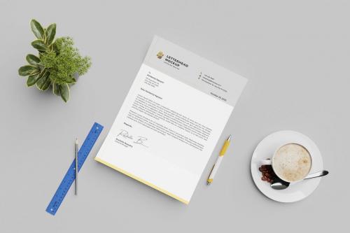 Letterhead Paper Mockup