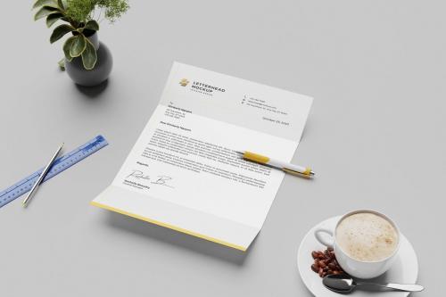 Letterhead Paper Mockup