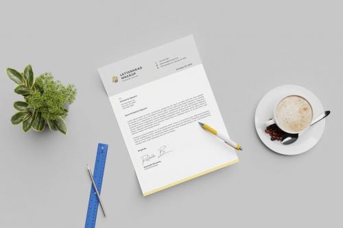 Letterhead Paper Mockup