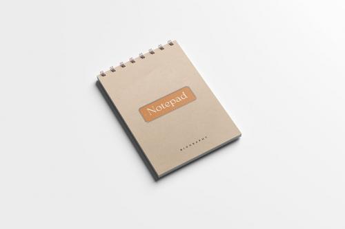 Notepad A6 Mockup