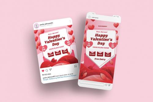 Valentines Day Flyer Template