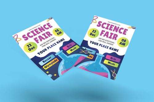 Science Day Flyer Template